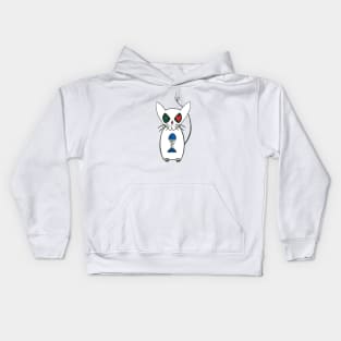 crazy kitty Kids Hoodie